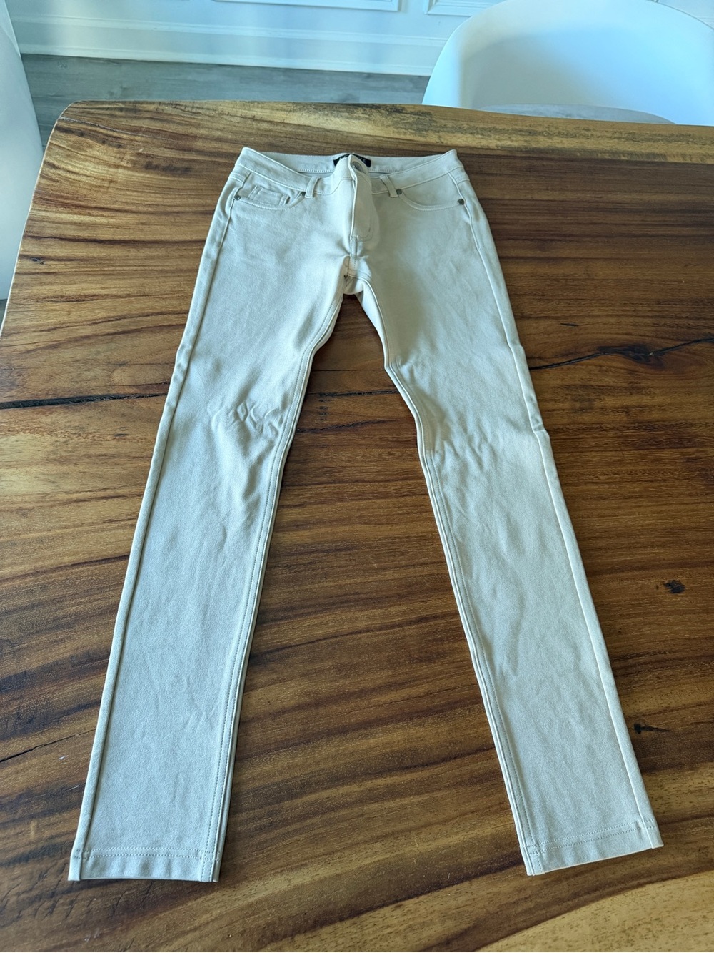 Active USA Women's Skinny Jeans in Light Beige